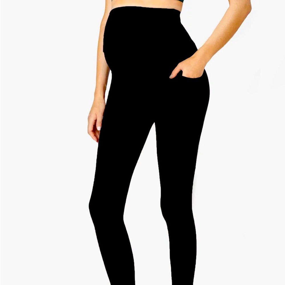 Beyond Yoga Maternity Legging Love The Bump S Black